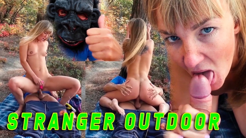 Caught by spying stranger in the Forest xxx